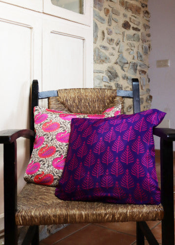 Funda cojín saree 40x40 cm