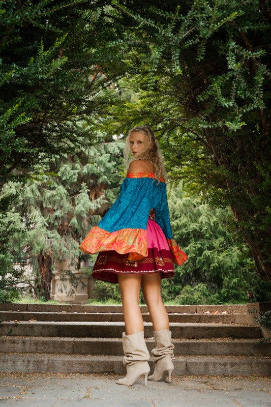 Blusa Maddhi Bell Saree