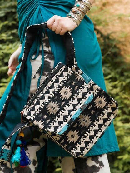 Bolso Tribal con abalorio