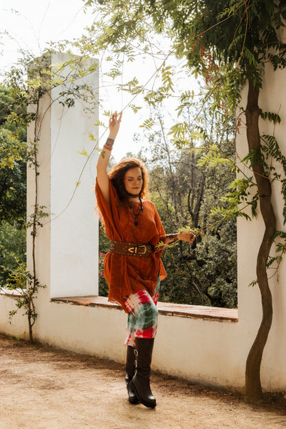 Kaftan Raik Block Print