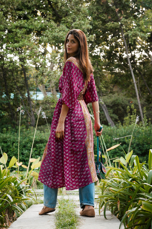 Kaftan Saree largo