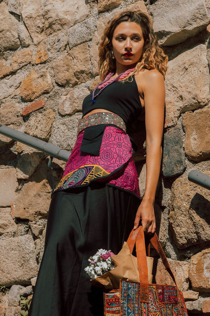 Falda Hook Saree