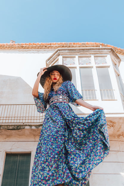 Vestido Camisero Fril Largo Saree