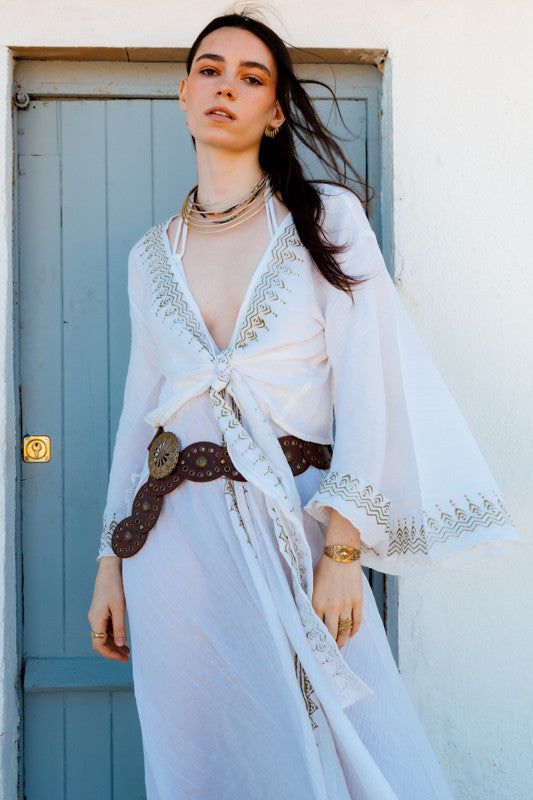 Loop Block Print Cotton