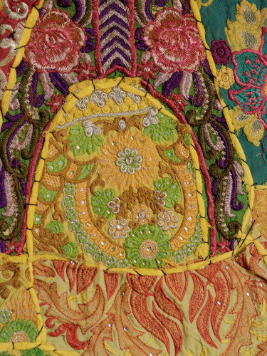 Tapiz patchwork elefante 100x145 cm