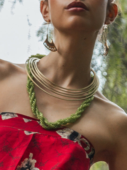 Collar esclava Kendra dorado