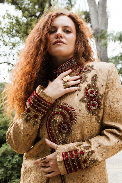 * Chaqueta Bandhgala