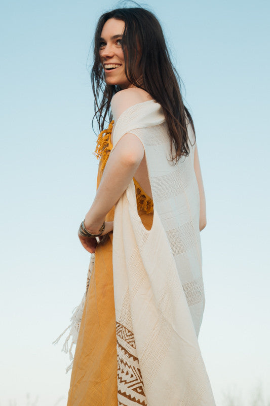 Chaleco Ibiza Block Print