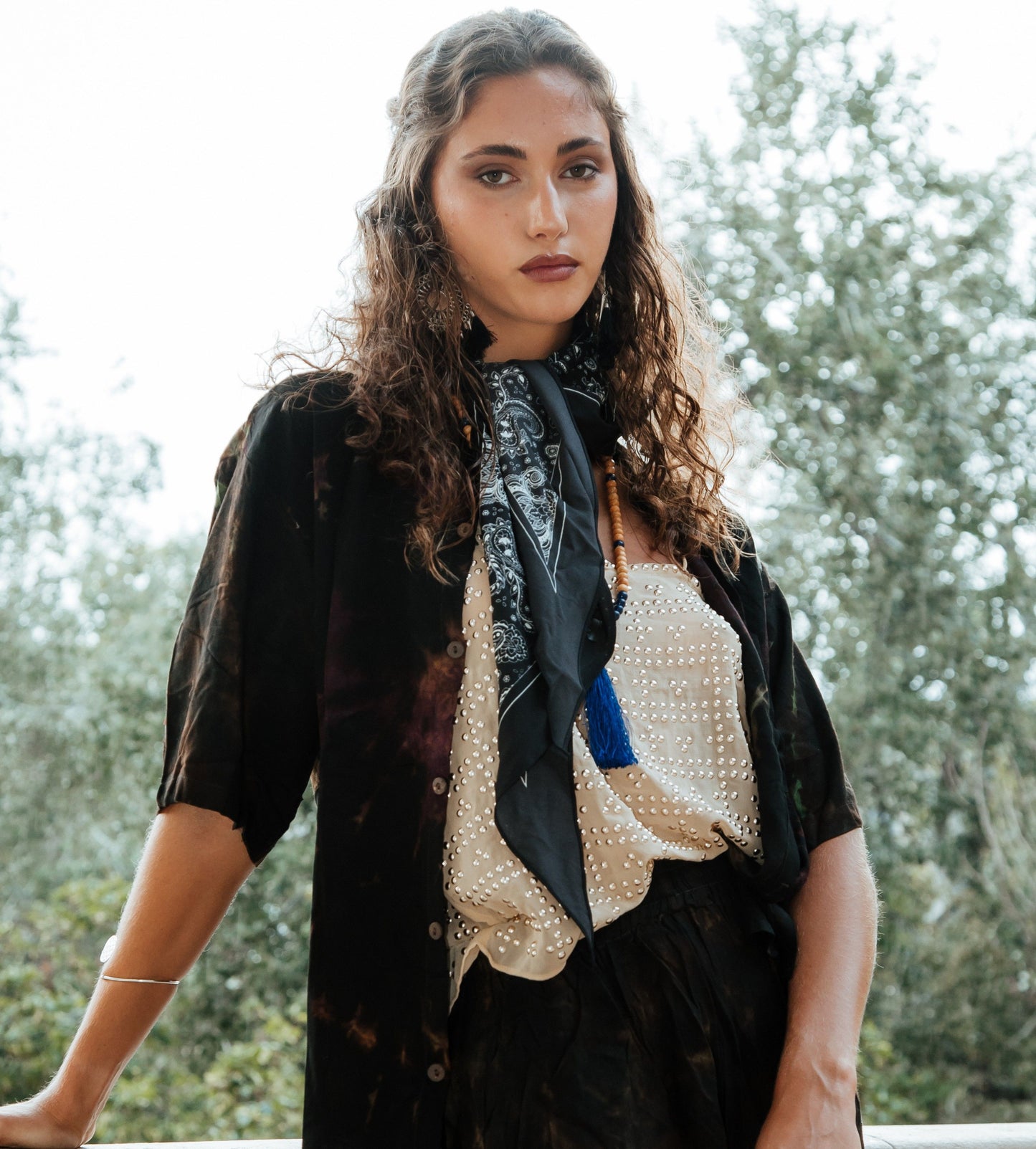 Total look Camisa y bermuda Tie-Dye