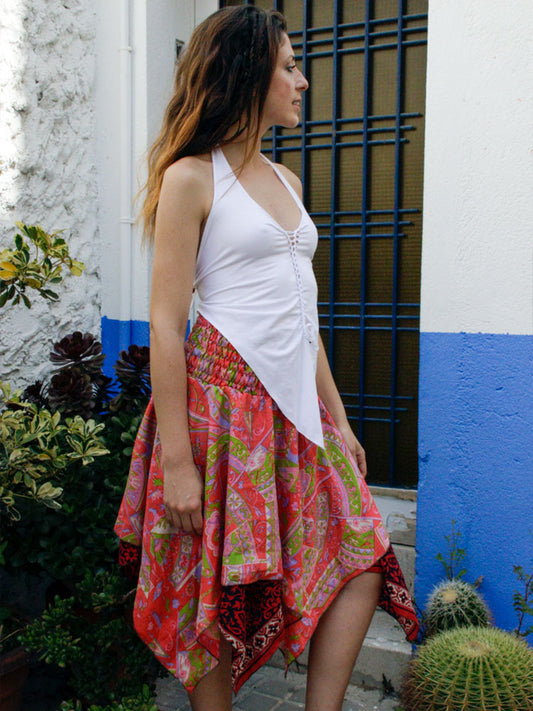 Vestido Fapi Corto Saree