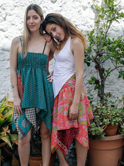 Vestido Fapi Corto Saree