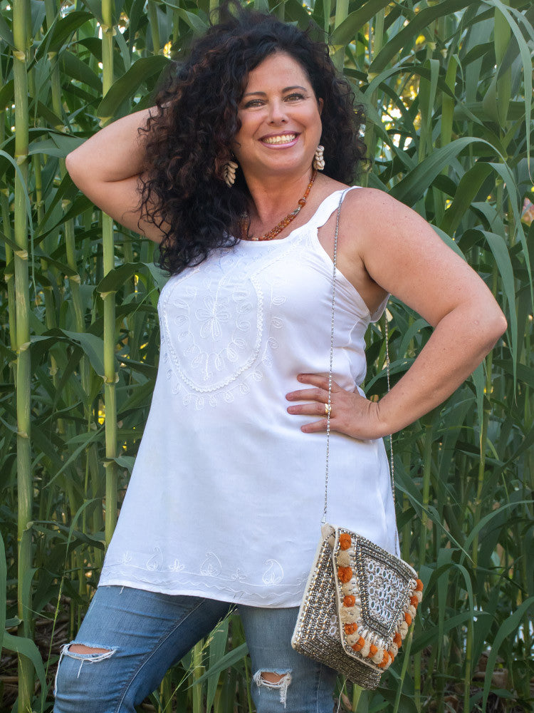Top Long Embrodery