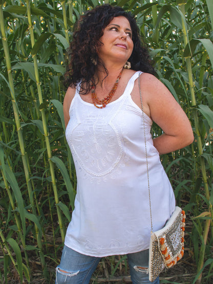 Top Long Embrodery