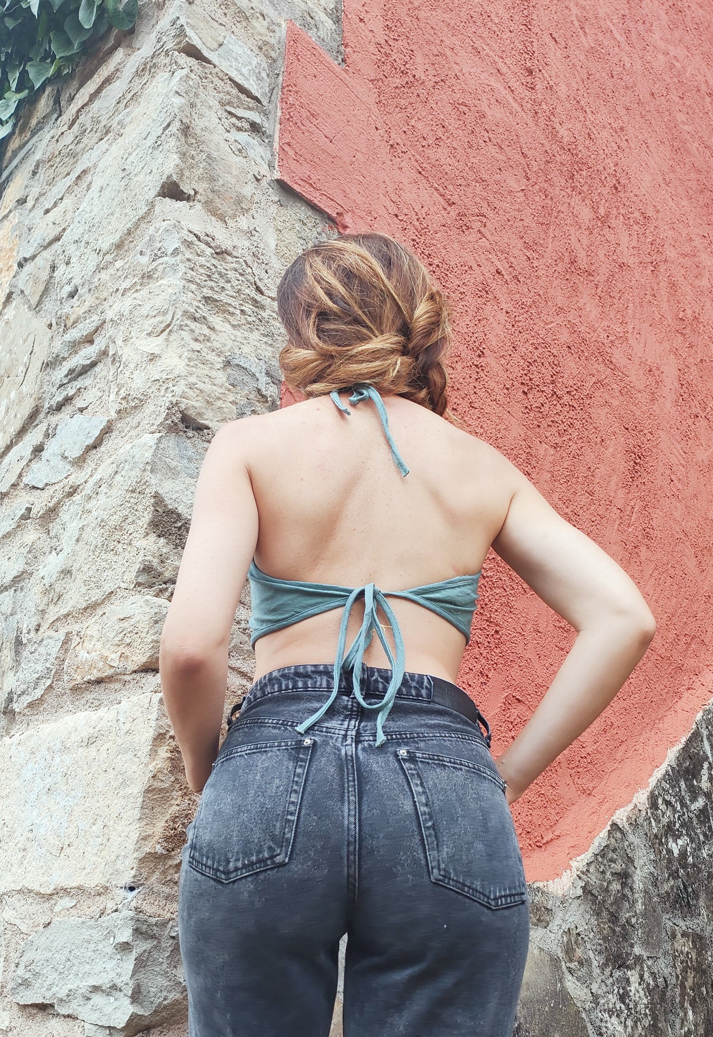 Top Triambé Block Print