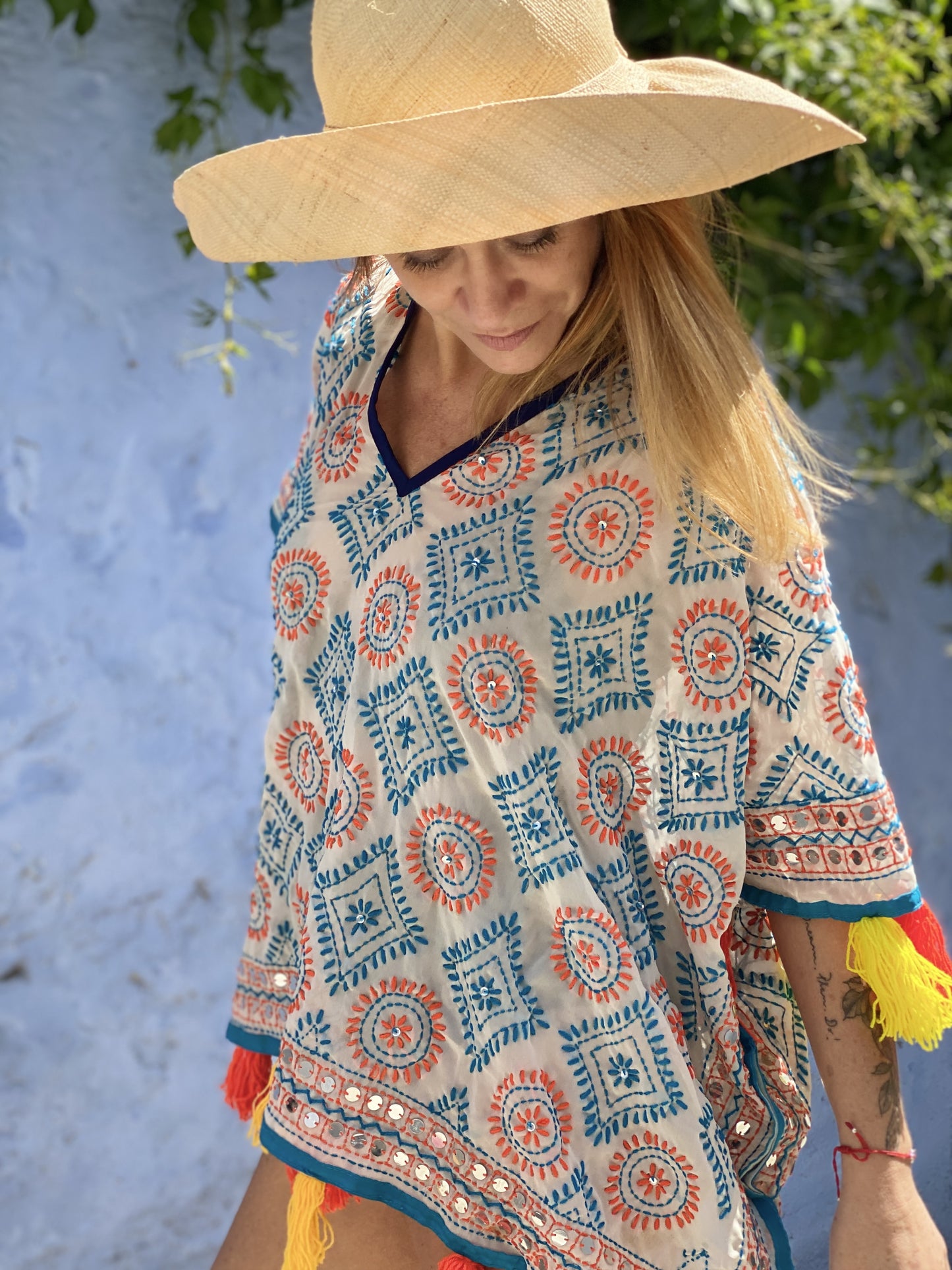 Kaftan Kantha corto