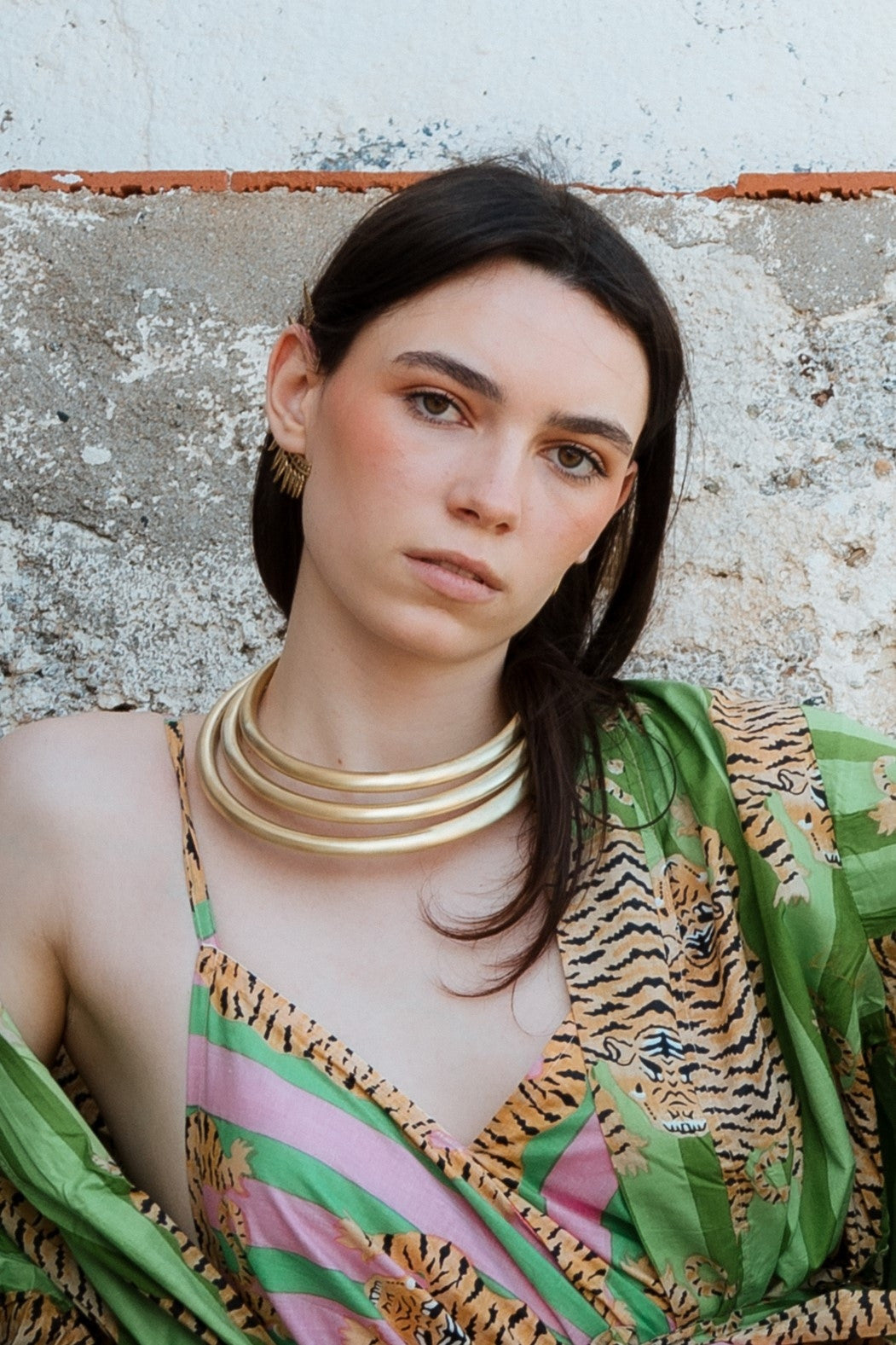 Collar esclava Reeka dorado