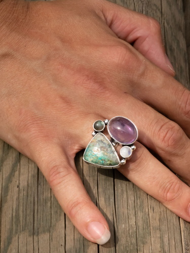 Anillo Tremi plateado