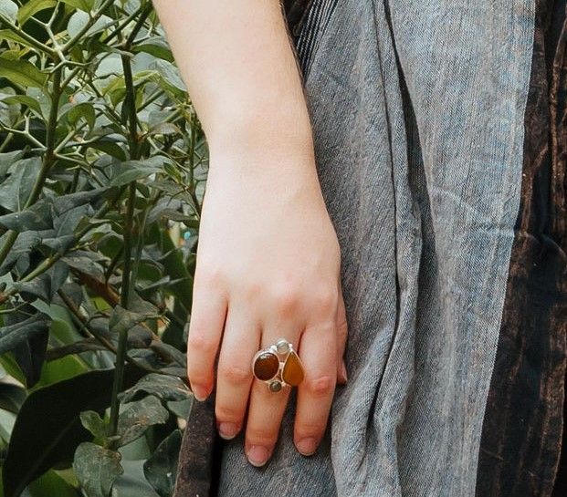 Anillo Tremi plateado
