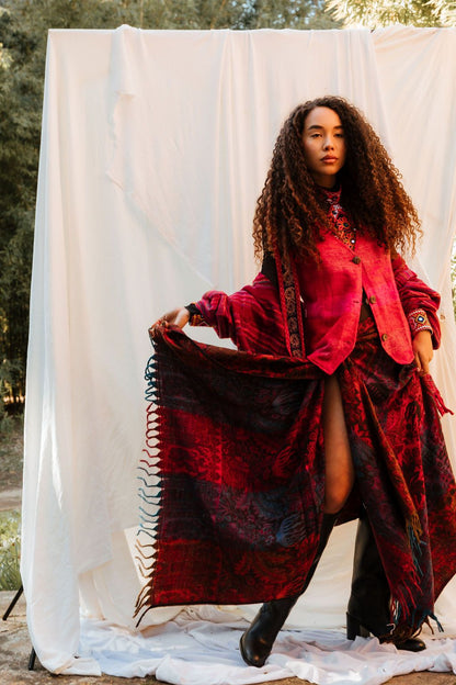 Bufanda Shawl Amplia Tridye