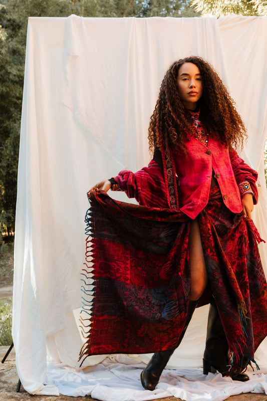 Bufanda Shawl Amplia Tridye