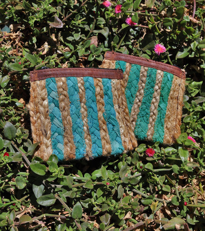 Monedero yute multicolor