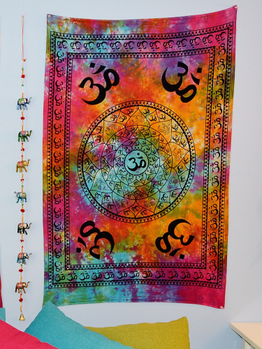 Tapiz Deidad Tie-dye 80x110 cm