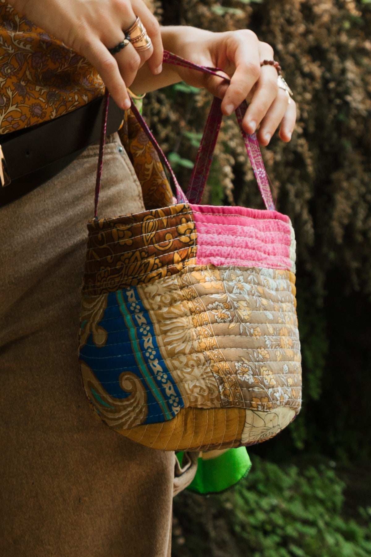 Cesto Pouchette Wild Saree 15cm