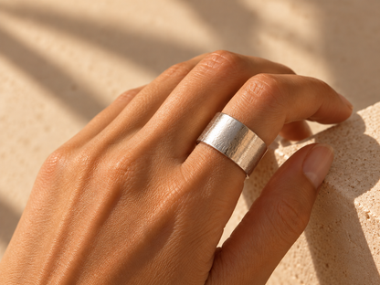 Anillo Luma plateado