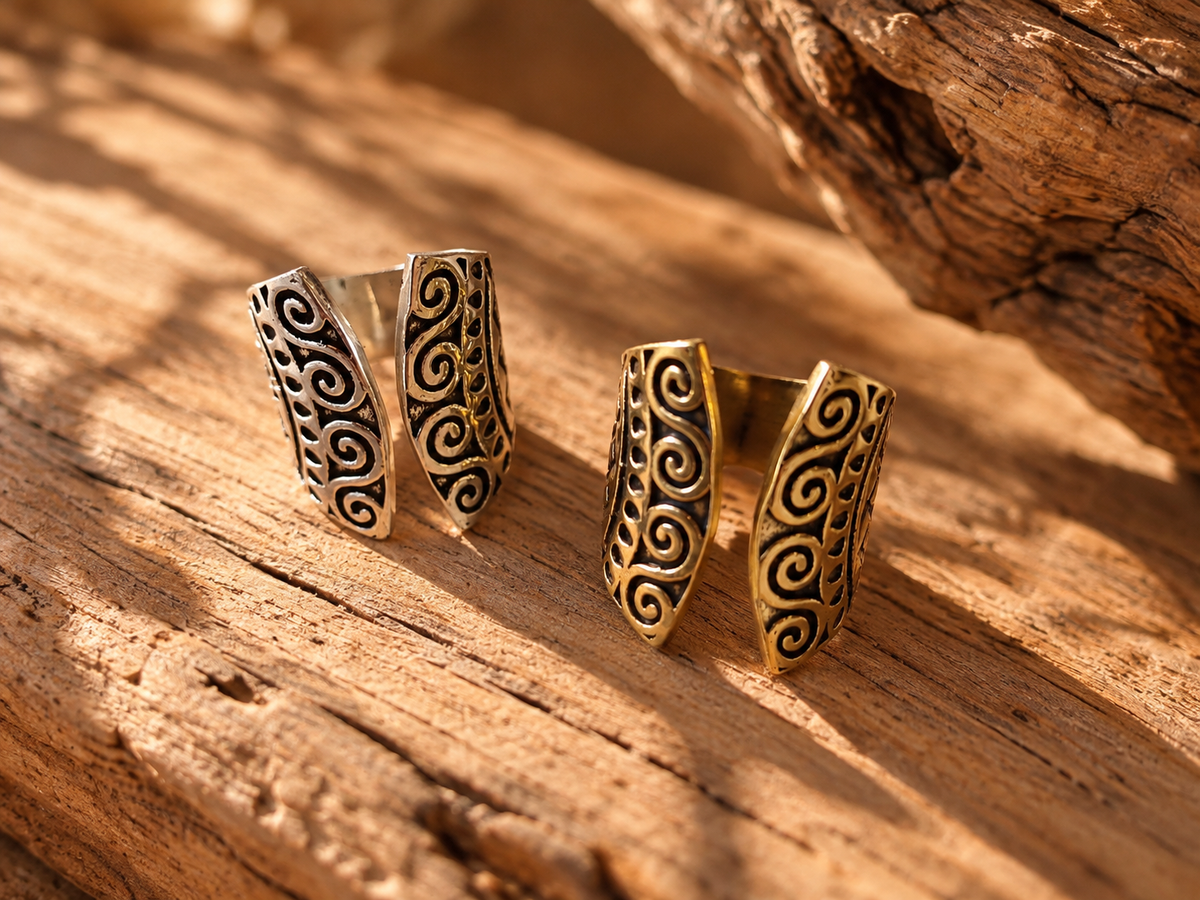 Anillo Quad Nomad plateado