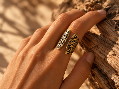 Anillo Qua Nomad Dorado