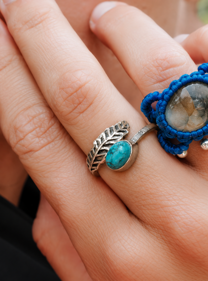 Anillo minepe Hoja