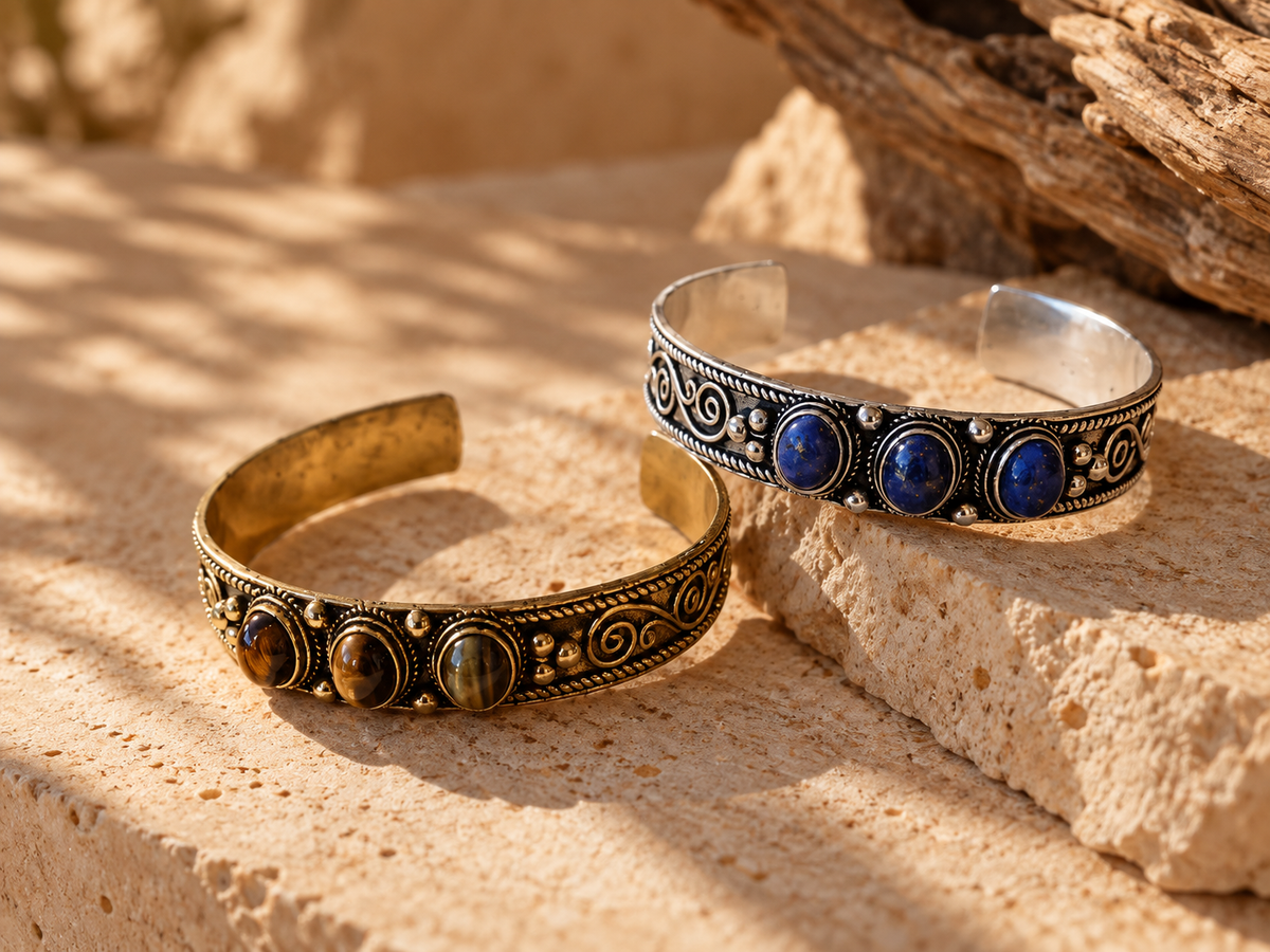 Brazalete Agra dorado