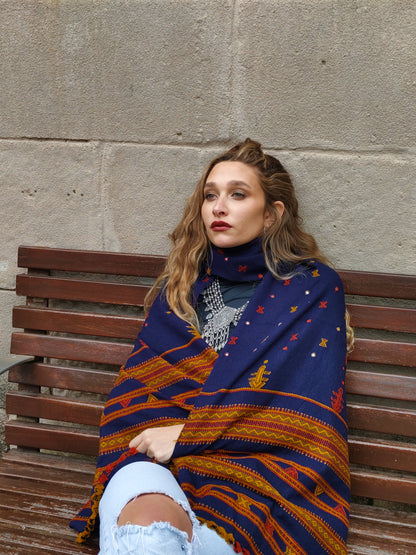 Bufanda amplia Pyaar, detalle 3