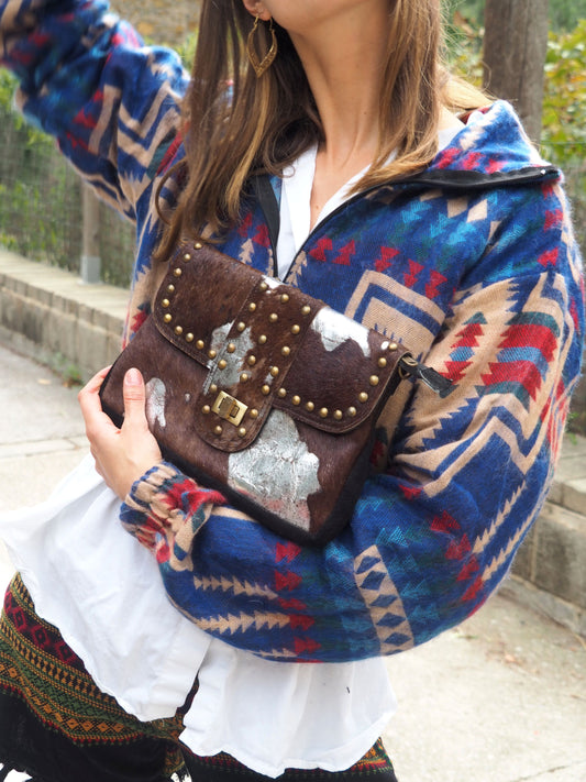 Clutch Dalmata, hecho a mano en la India
