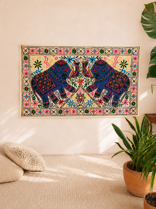 Tapiz Gora 90x130 cm elefante