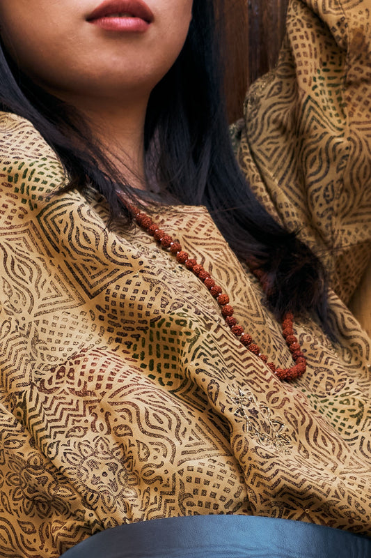 Mala semilla Rudraksha 4 mm
