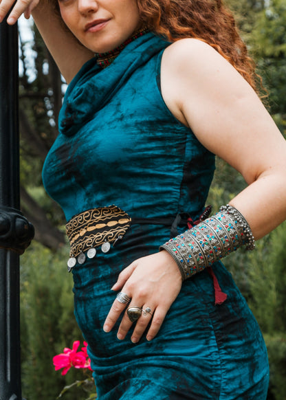 Vestido Visha neck Tie-dye