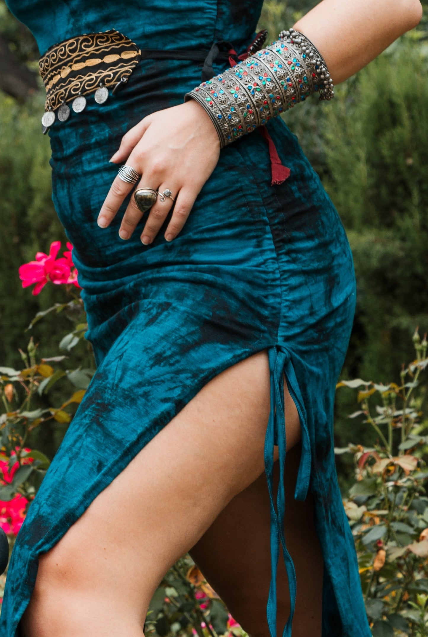 Vestido Visha neck Tie-dye