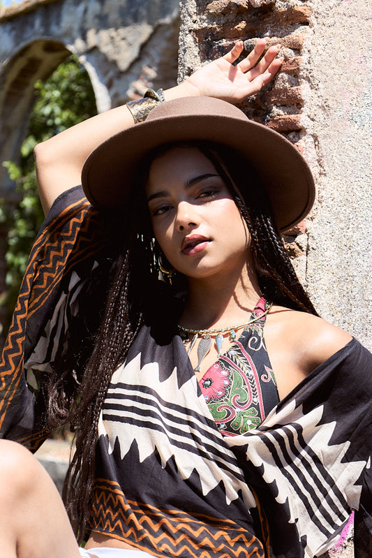 African Loop Rayon Print
