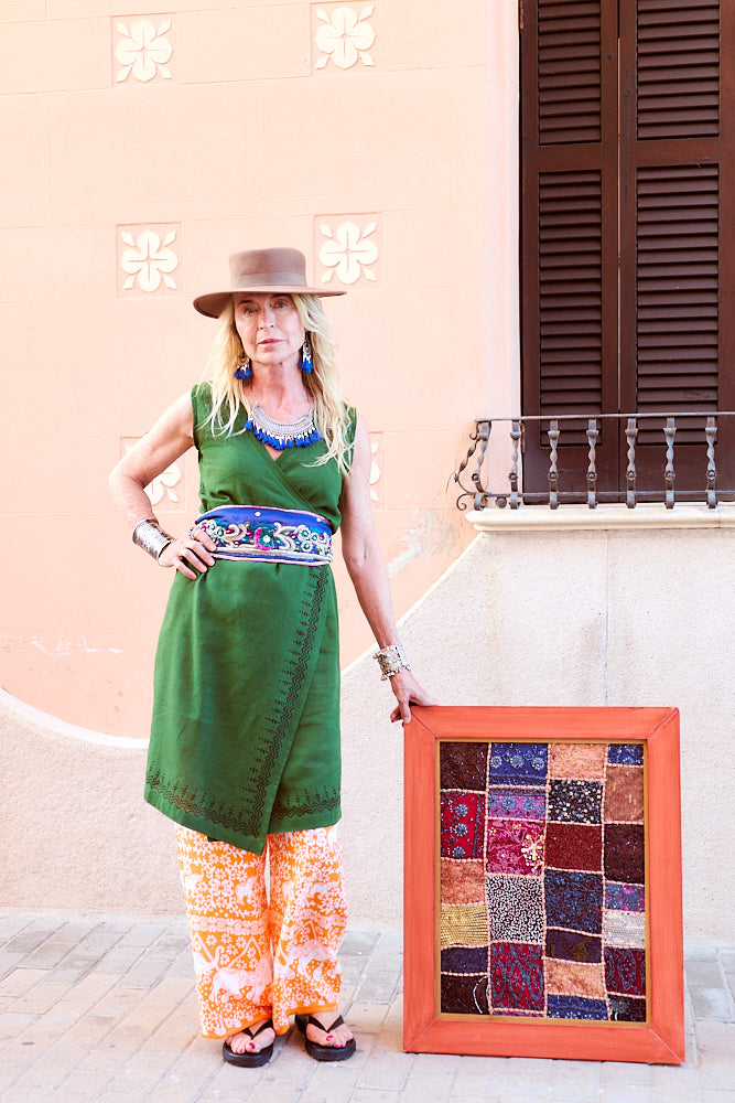 Vestido Sunjuk Block Print