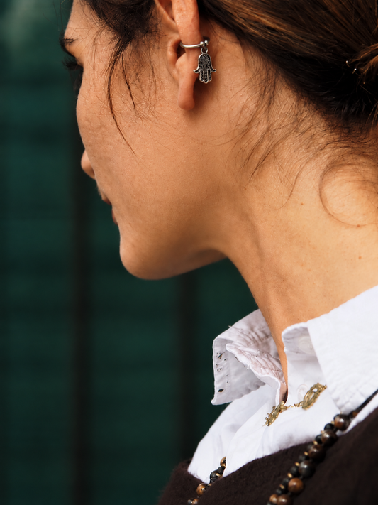 Earcuff mano de fátima