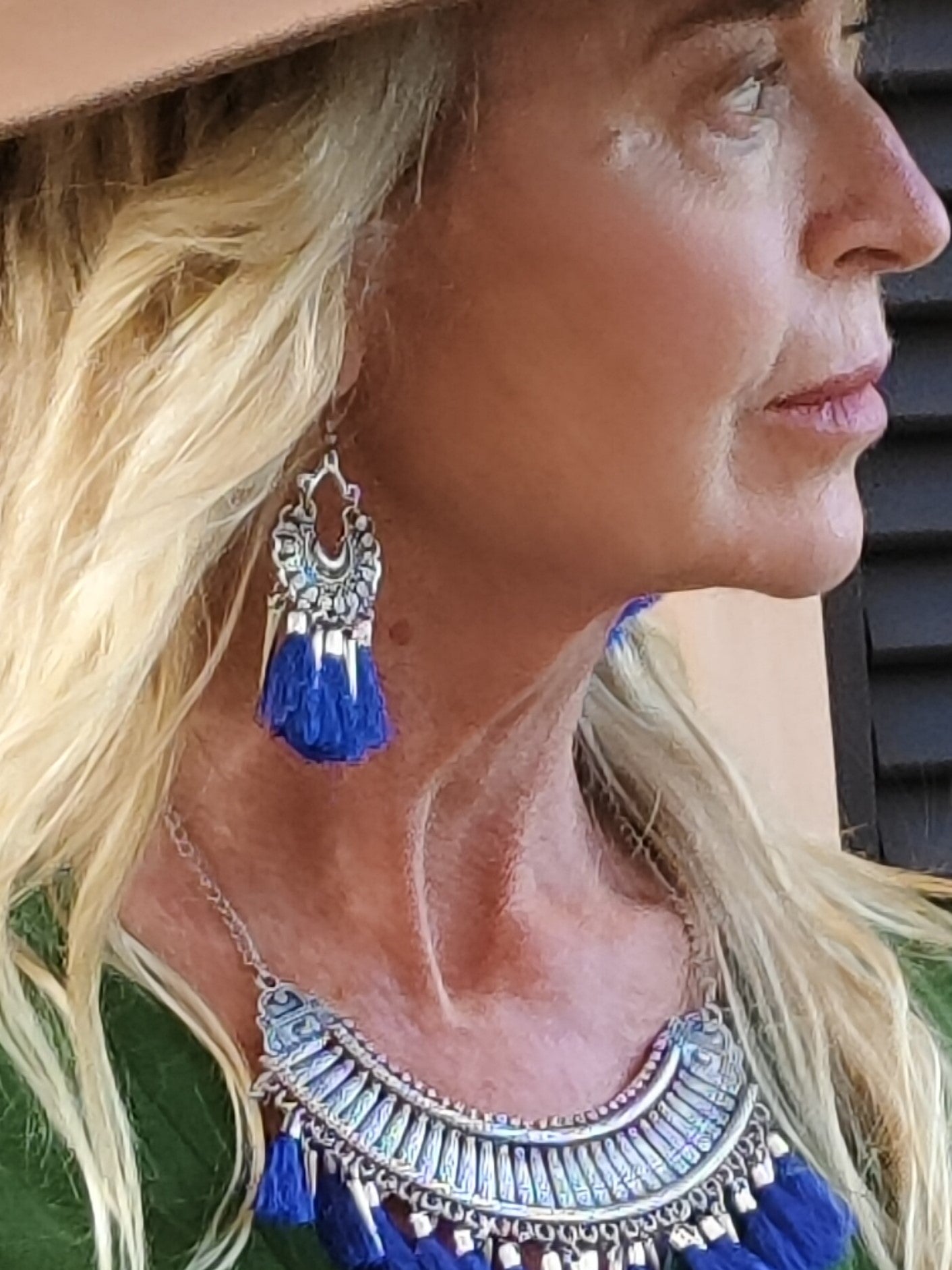 Conjunto collar y pendiente Adha