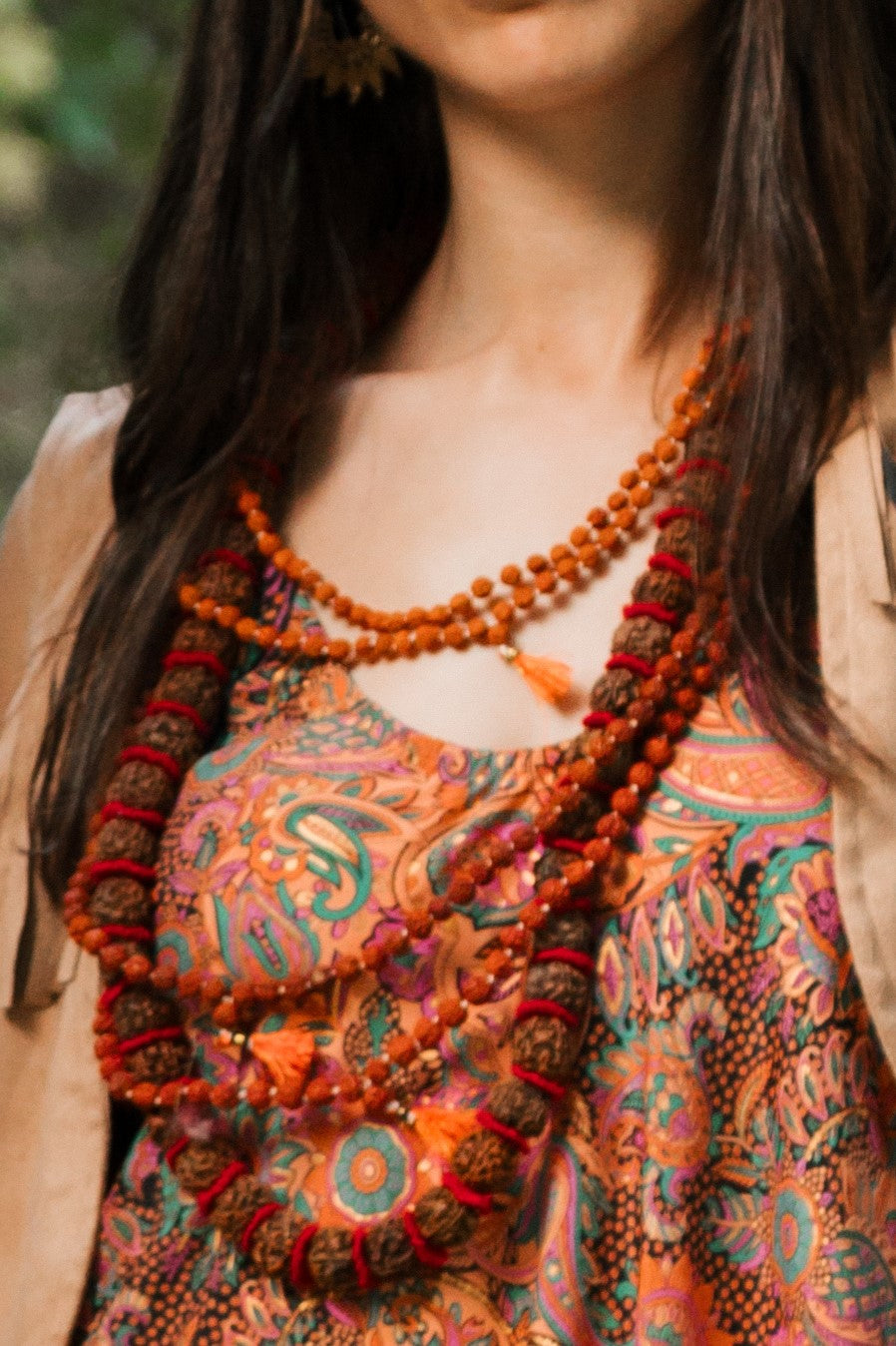 Mala Rudraksha gruesa natural x 54