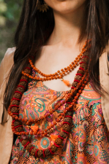 Mala Rudraksha gruesa natural x 54