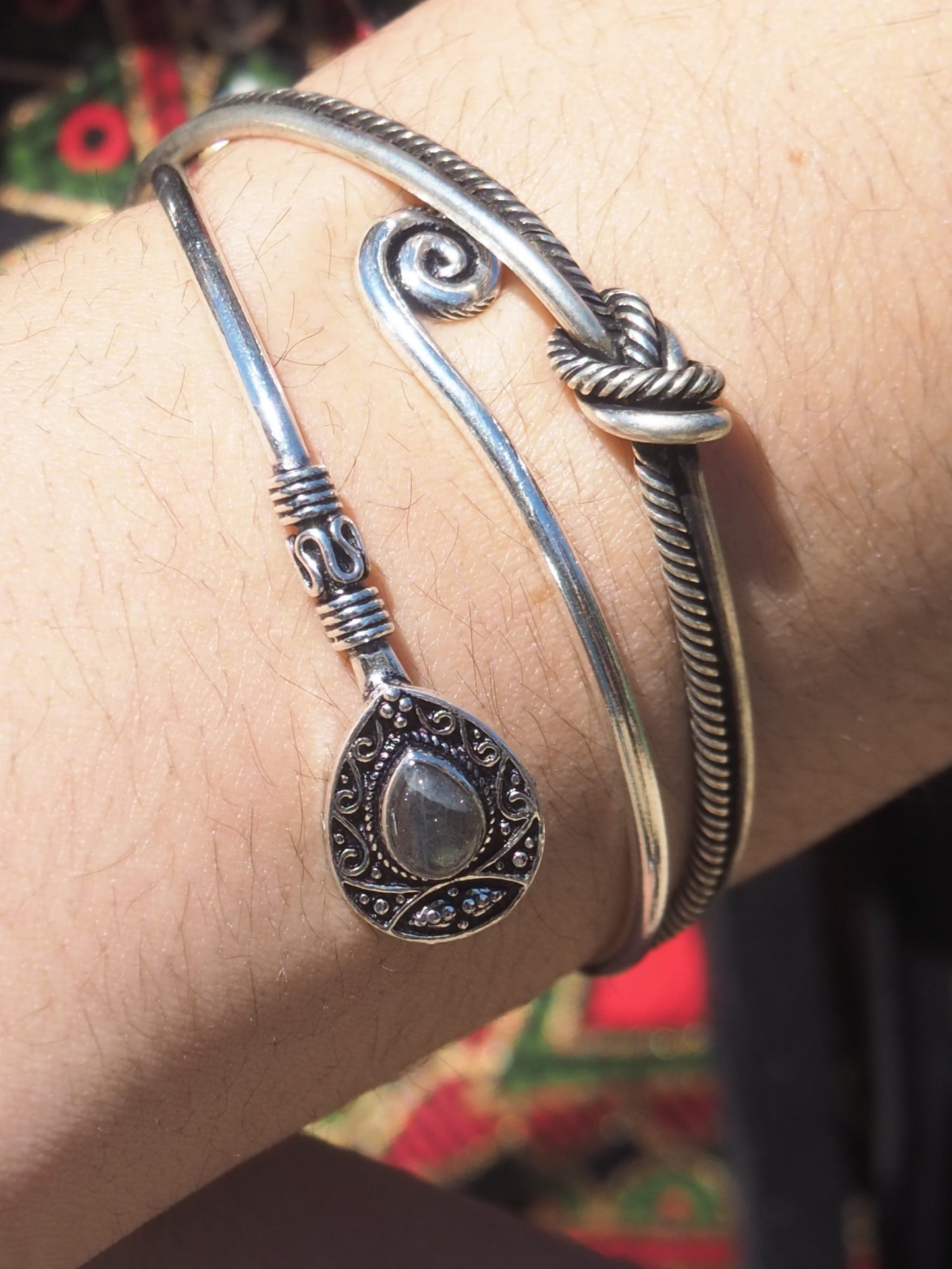 Brazalete Minepe mixt plateado