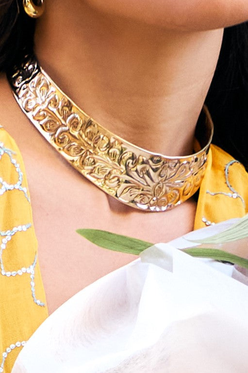 Collar esclava Atenea dorado