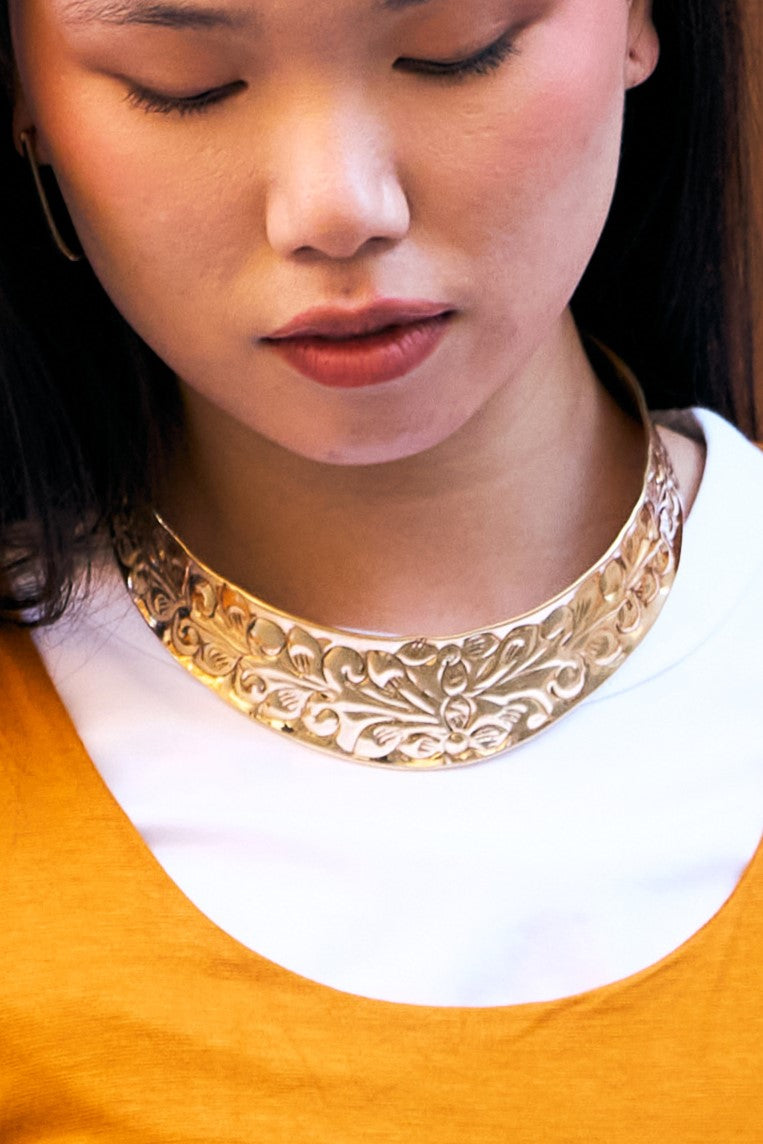 Collar esclava Atenea dorado
