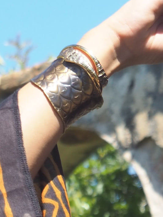 Brazalete Mermaid Brass