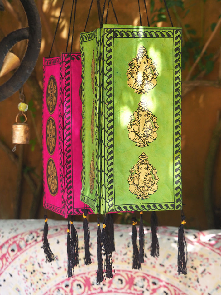 Lámpara papel Ganesha
