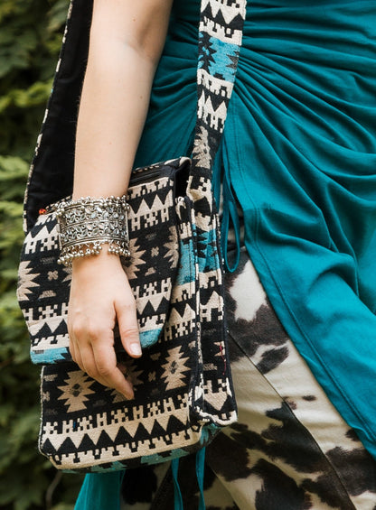 Bolso Tribal con abalorio